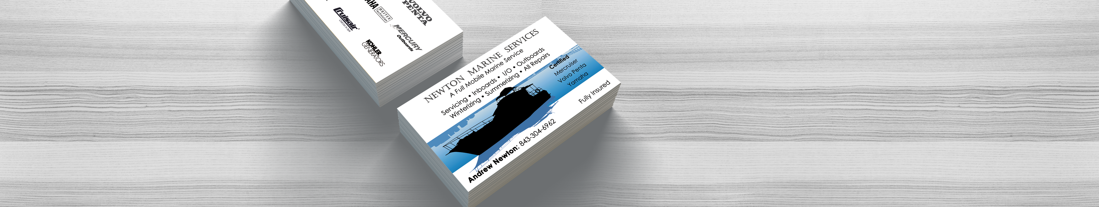 double sided business cards - designed and delivered by Insite Media Design