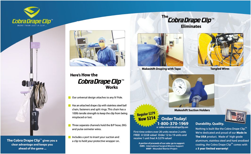 medical product brochure design
