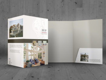 9 x 12 Presentation Folder - Custom Design - Cape Cod Graphic Artist Darlene Billmair