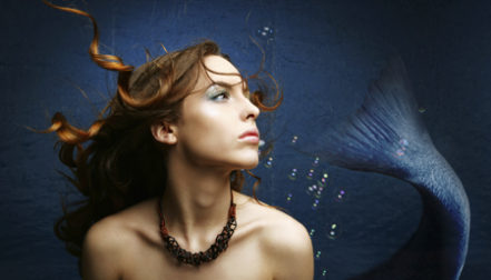 mermaid image used in ad design