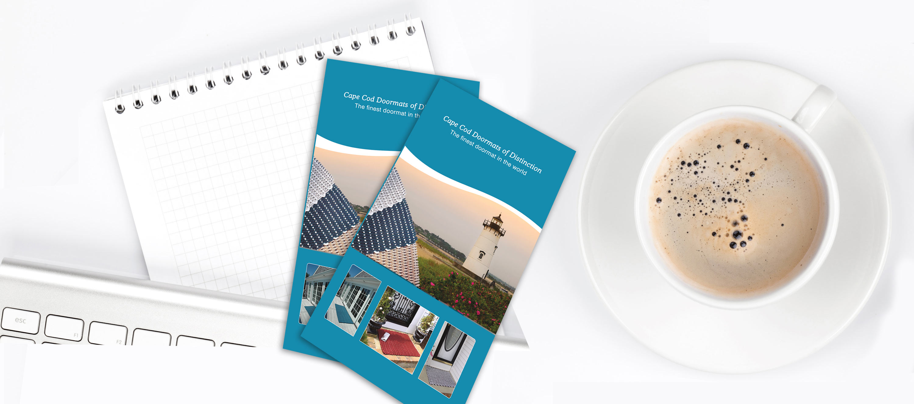trifold brochures designed for door mat company