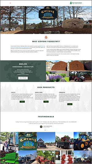 landscape supply website design