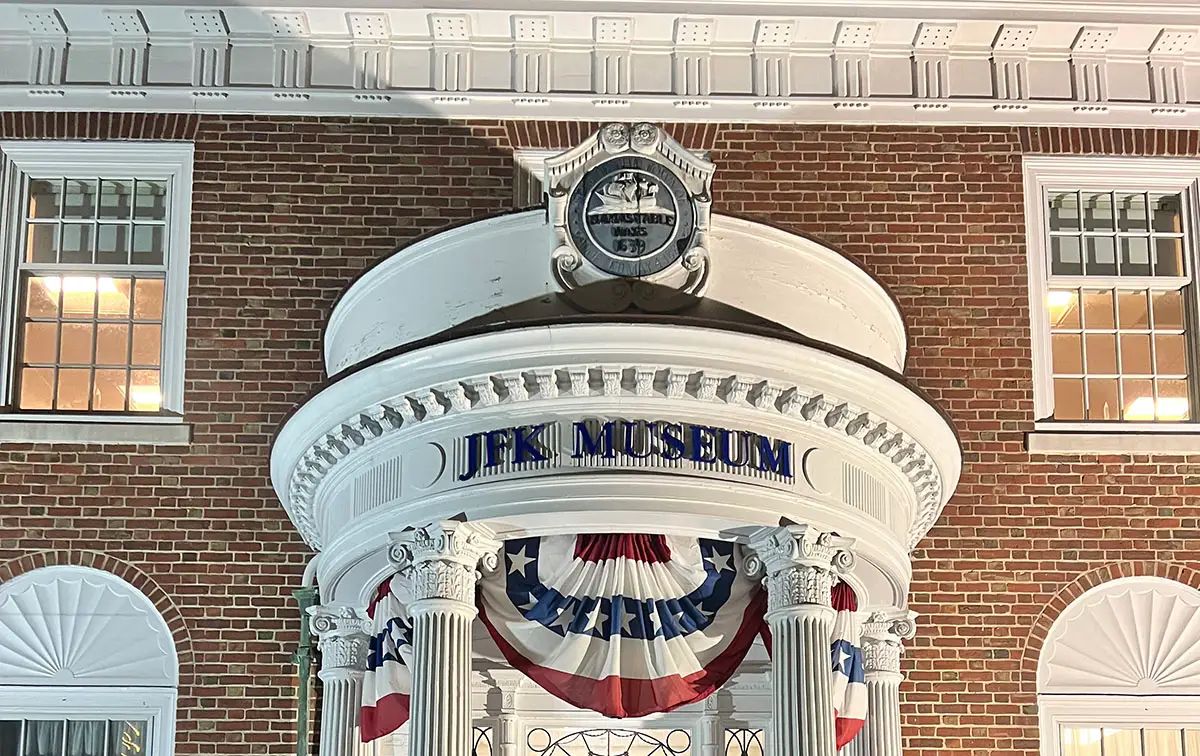 jfk hyannis museum building entrance pic by insite media design