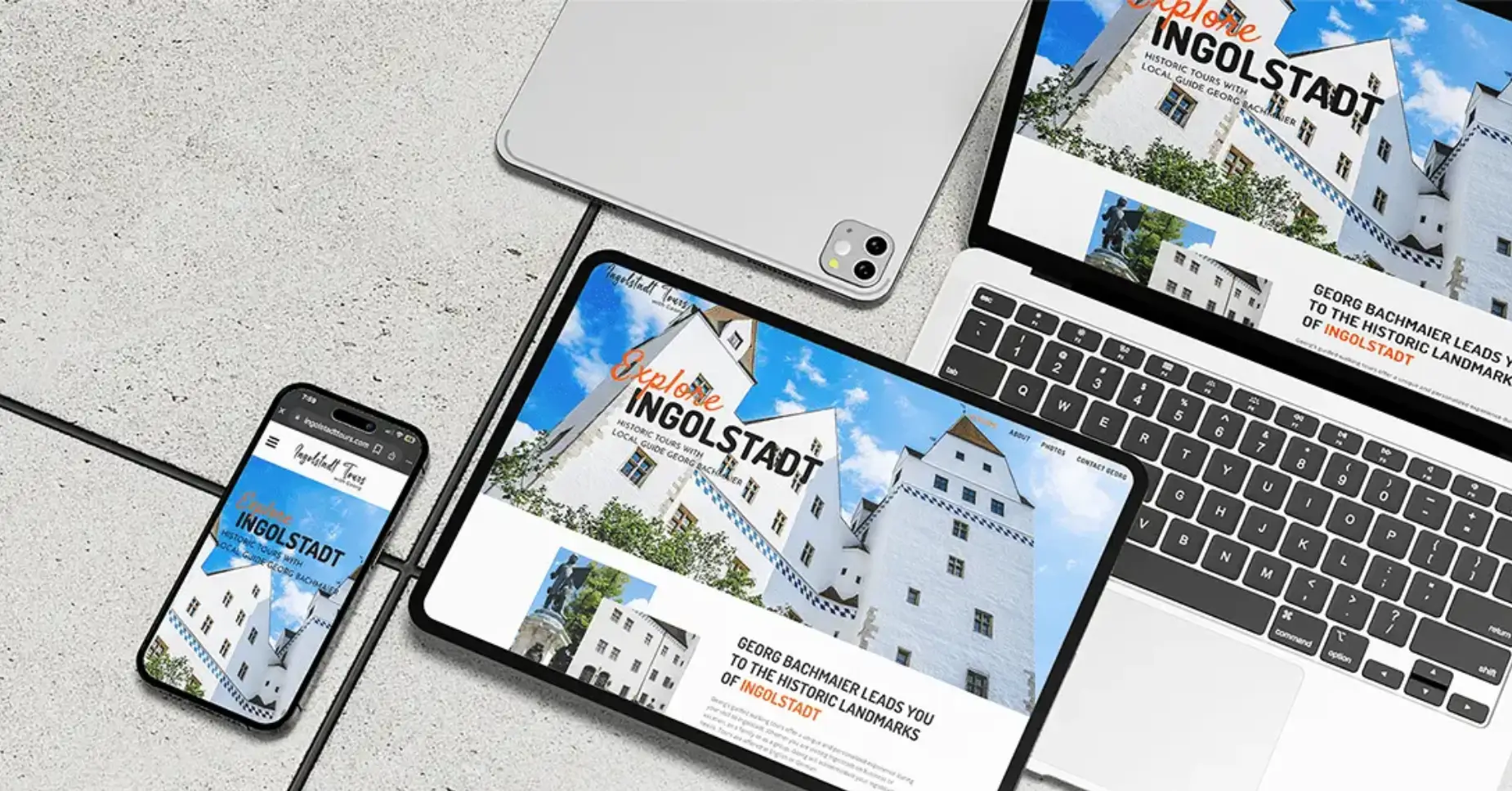 tour website on different devices